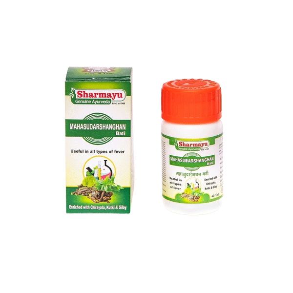 SHARMAYU MAHASUDARSHANGHAN BATI (40 TABLETS)-Pack of 4