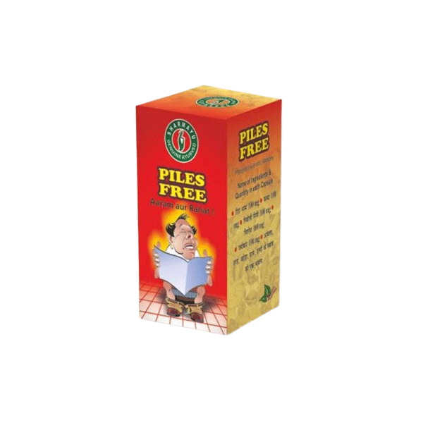 SHARMAYU PILES FREE CAPSULES - PACK OF 3 (60 CAPSULES EACH)