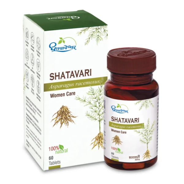 DHOOTAPAPESHWAR SHATAVARI TABLETS - PACK OF 4 (60 TABS EACH)