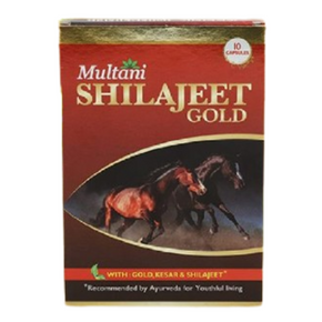 Multani Shilajeet Gold Capsule - Pack of 2 (10 Caps each)