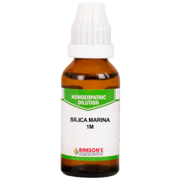 BAKSON'S HOMEOPATHY SILICA MARINA DILUTION 1M - PACK OF 3 (30 ML EACH)