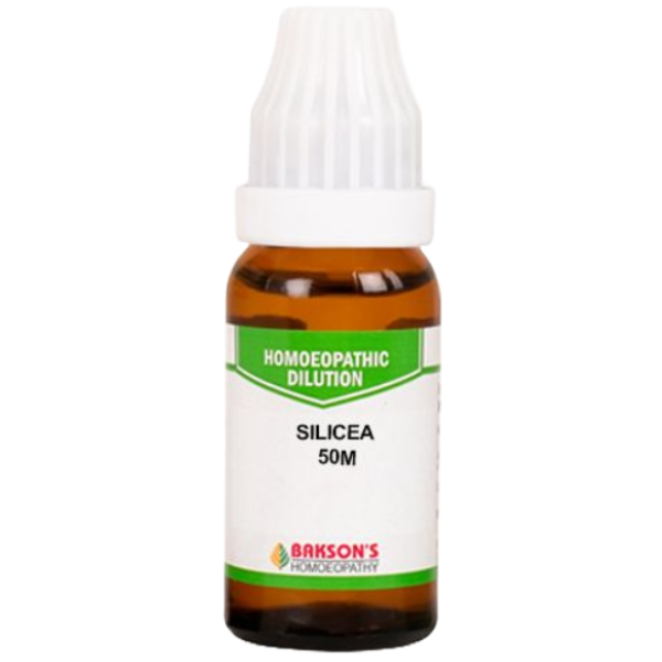 BAKSON'S HOMEOPATHY SILICEA DILUTION 50M - PACK OF 2 (10 ML EACH)