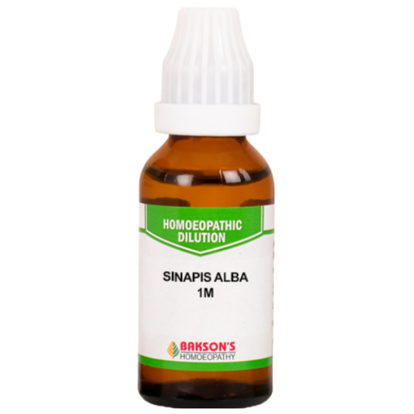 BAKSON'S HOMEOPATHY SINAPIS ALBA DILUTION 1M - PACK OF 3 (30 ML EACH)