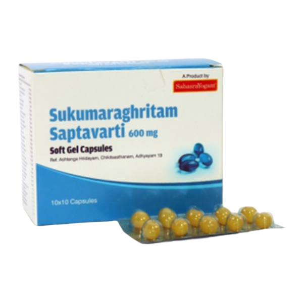 SAHASRAYOGAM SUKUMARAGHRITAM SAPTAVARTI (40 CAPSULES)