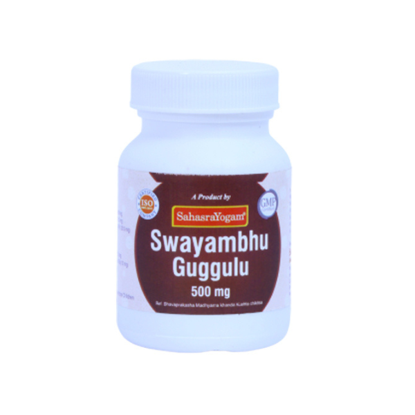 SAHASRAYOGAM SWAYAMBHU GUGGULU - pack of 4 (60 TABLETS each)