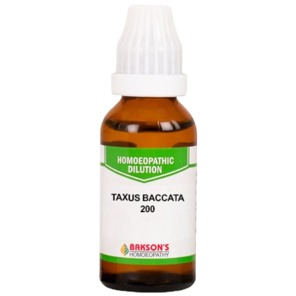 BAKSON'S HOMEOPATHY TAXUS BACCATA DILUTION 200 - PACK OF 3 (30 ML EACH)