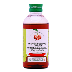 VAIDYARATNAM THENGINPUSHPADI THAILAM- Pack of 2 (200 ML Each)