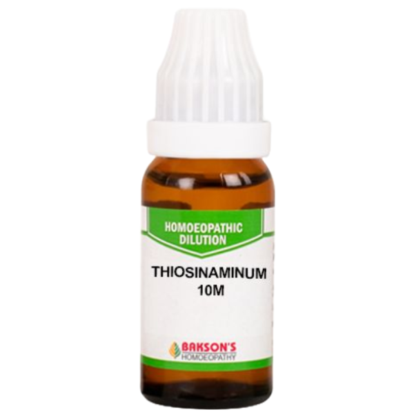 BAKSON'S HOMEOPATHY THIOSINAMINUM DILUTION 10M - PACK OF 2 (10 ML EACH)