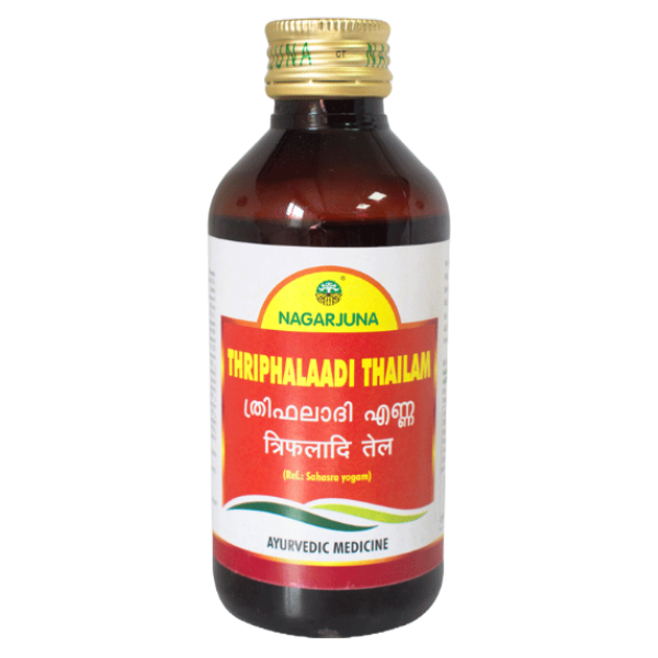 NAGARJUNA THRIPHALAADI THAILAM - Pack of 4 (200 ML Each)