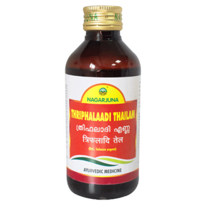 NAGARJUNA THRIPHALAADI THAILAM - Pack of 4 (200 ML Each)