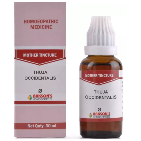 BAKSON'S HOMEOPATHY THUJA OCCIDENTALIS MOTHER TINCTURE Q - PACK OF 3 (30 ML EACH)