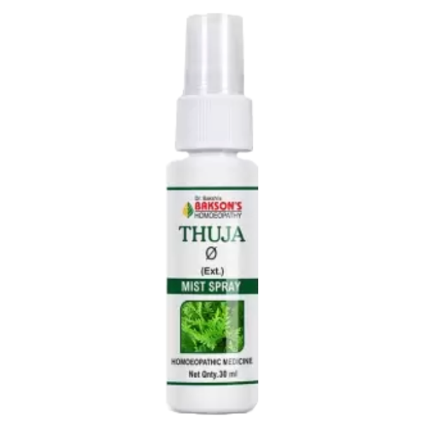 BAKSON'S HOMEOPATHY THUJA (EXT) MIST SPRAY - PACK OF 3 (30 ML EACH)