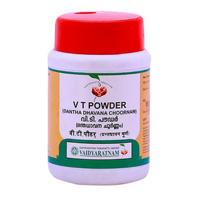 VAIDYARATNAM TOOTH POWDER - Pack of  7 (50 GM EACH)