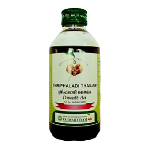 VAIDYARATNAM TRIPHALADI THAILAM - Pack of 3(200 ML)