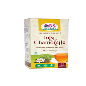 AGS HERBALS TULSI CHAMOMILE TEA BAG - Pack of 3 (20 NOS)