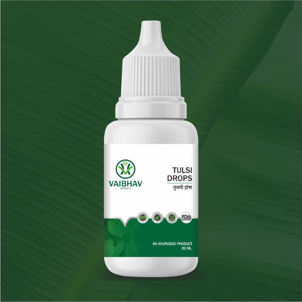 Buy Vaibhav Herbal Tulsi Drops Uses, Benefits & Dosage Reduces