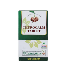 VAIDYARATNAM THYROCALM TABLET (100 TABLETS)