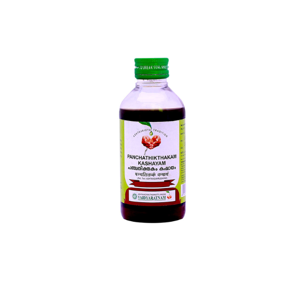 VAIDYARATNAM PANCHATHIKTHAKAM KASHAYAM - PACK OF 3 (200 ML EACH)
