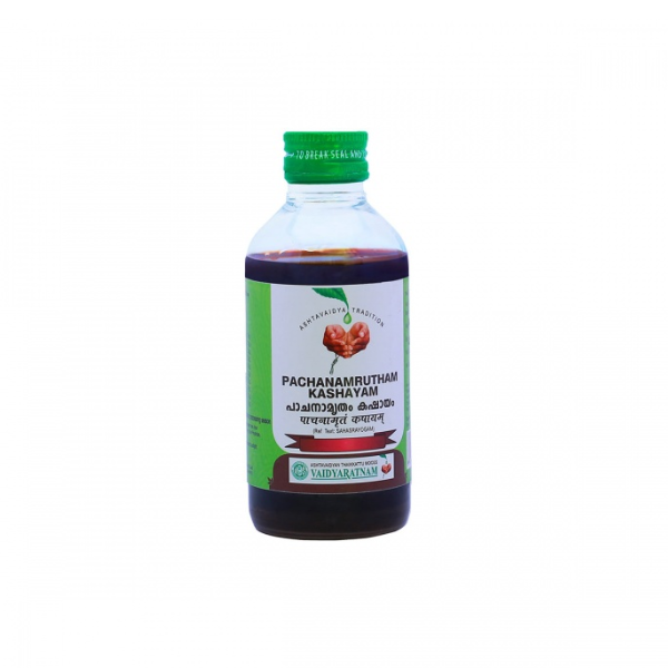 VAIDYARATNAM PACHANAMRUTHAM KASHAYAM - PACK OF 4 (200 ML EACH)