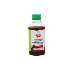 VAIDYARATNAM NIRGUNDYADI KASHAYAM - PACK OF 4 (200 ML EACH)
