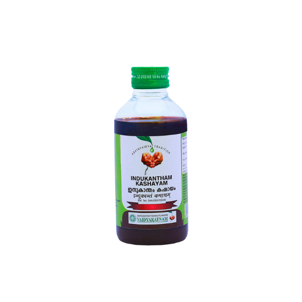 VAIDYARATNAM INDUKANTHAM KASHAYAM - pack of 4 (200 ML EACH)