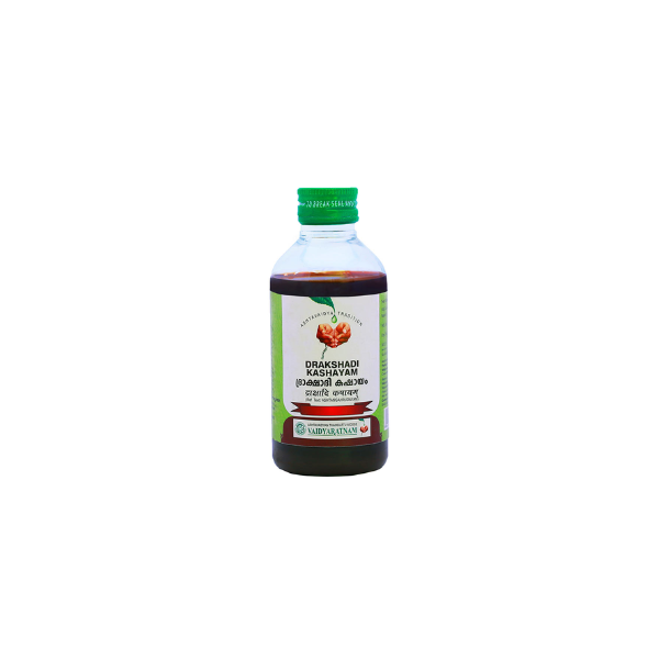 VAIDYARATNAM DRAKSHADI KASHAYAM - PACK OF 3 (200 ML EACH)