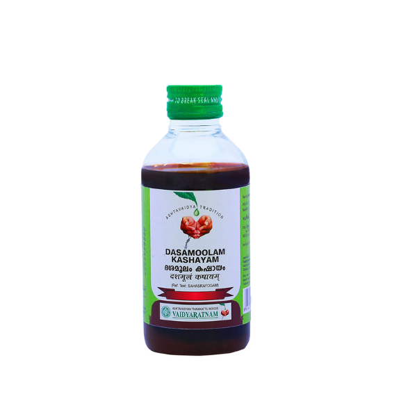 VAIDYARATNAM DASAMOOLAM KASHAYAM - PACK OF 4 (200 ML EACH)