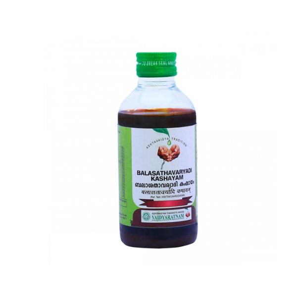 VAIDYARATNAM BALASATHAVARYADI KASHAYAM - PACK OF 4 (200 ML EACH)
