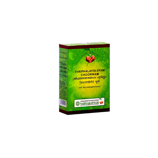 VAIDYARATNAM TRIPHALAYOLEPAM CHOORNAM - PACK OF 6 (50 GM EACH)
