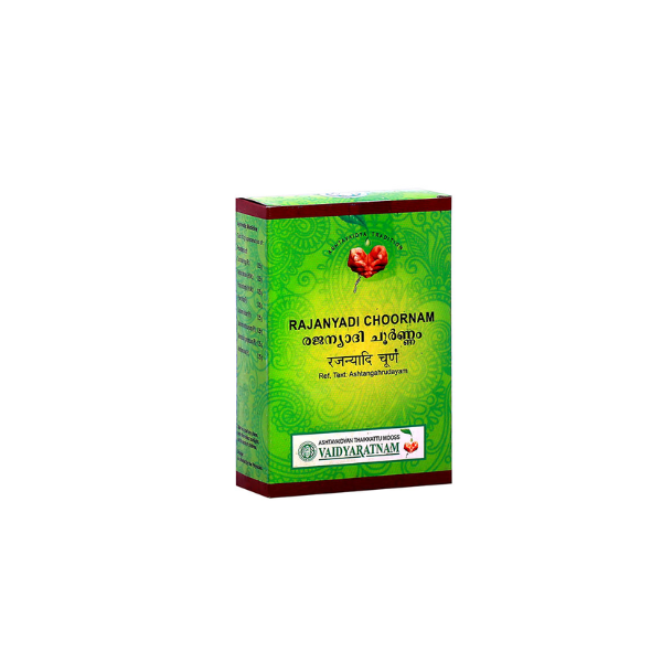 VAIDYARATNAM RAJANYADI CHOORNAM - PACK OF 7 (50 GM EACH)