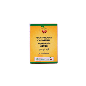 VAIDYARATNAM PUSHYANUGAM CHOORNAM - PACK OF 3 (50 GM EACH)