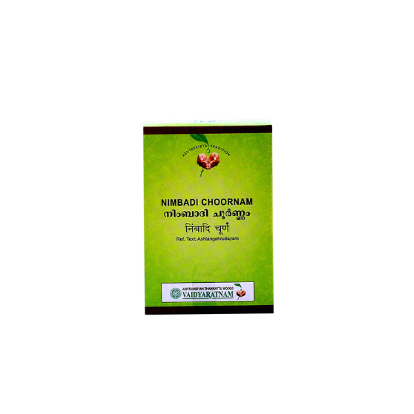 VAIDYARATNAM NIMBADI CHOORNAM - PACK OF 8 (50 GM EACH)
