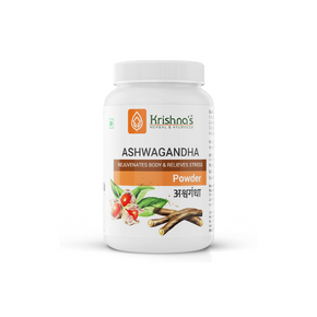 KRISHNA'S ASHWAGANDHA POWDER - PACK OF 3 (100 GM EACH)