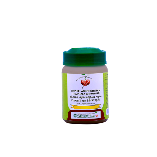 VAIDYARATNAM TRIPHALADI GHRUTHAM - PACK OF 3 (150 GM EACH)