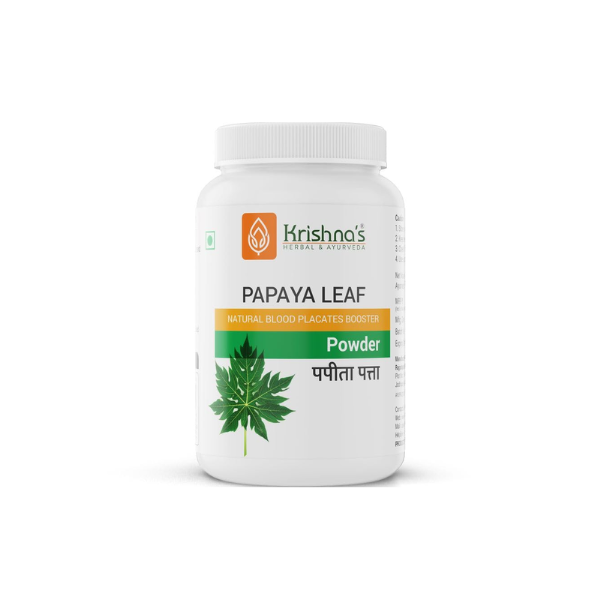 KRISHNA'S PAPAYA LEAF POWDER - PACK OF 3 (100 GM EACH)