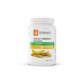 KRISHNA'S VRIHAT HARIDRA KHANDA POWDER - PACK OF 6 (100 GM EACH)