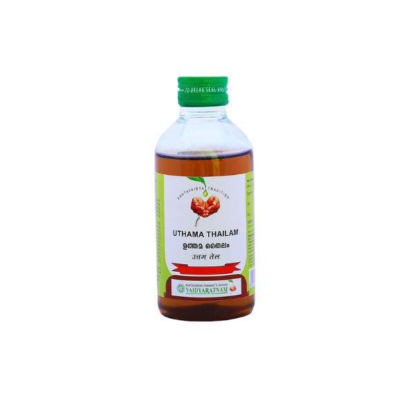 VAIDYARATNAM UTHAMA THAILAM - PACK OF 3 (200ML EACH)