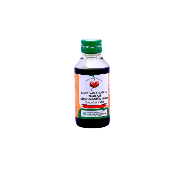 VAIDYARATNAM SINDUVARAIRANDA THAILAM - PACK OF 4 (100 ML EACH)