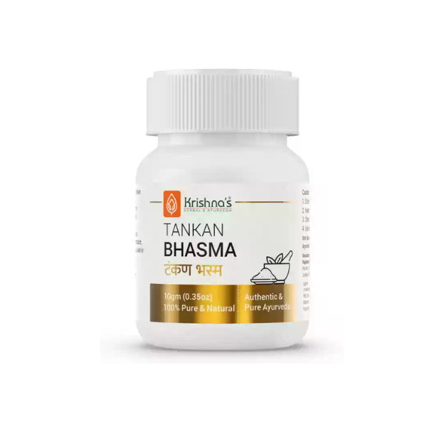 KRISHNA'S TANKAN BHASMA - Pack of 6 (10 GM Each)