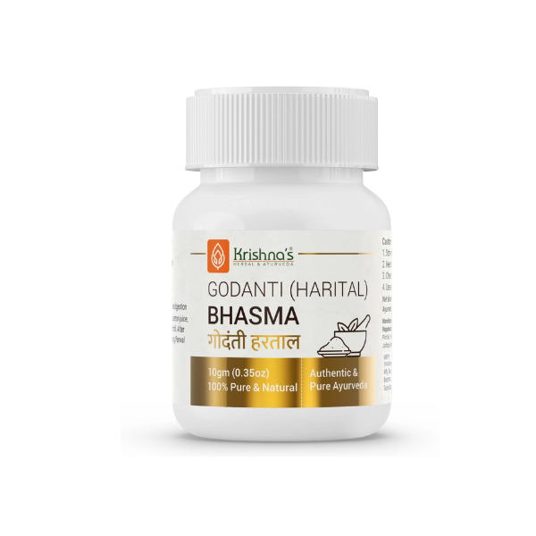 Krishna's Godanti Bhasma - Pack of 6 (10 GM each)