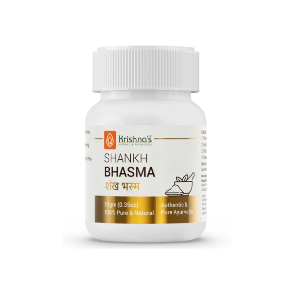 KRISHNA'S SHANKH BHASMA - PACK OF 6 (10 GM EACH)
