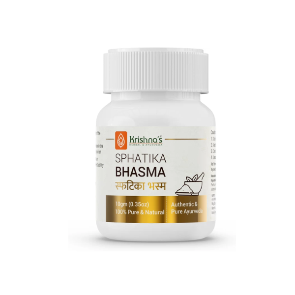 KRISHNA'S SPHATIKA BHASMA - Pack of 9 (10 GM each)