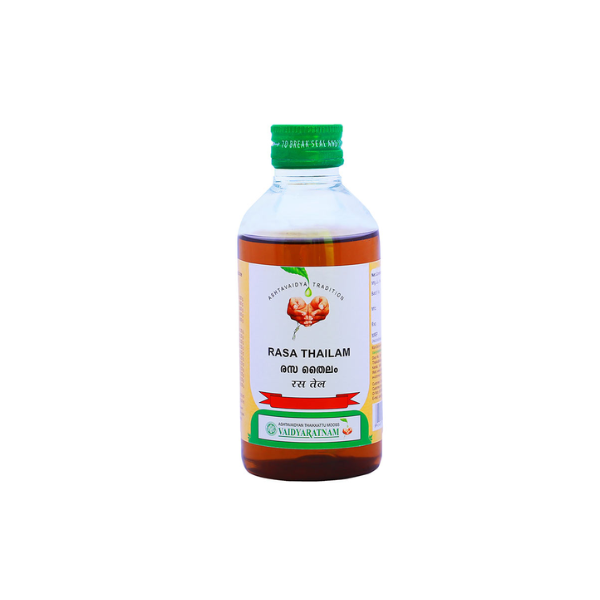 VAIDYARATNAM RASA THAILAM - PACK OF 3 (200ML EACH )