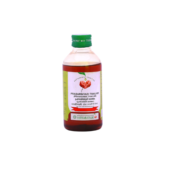 VAIDYARATNAM PRASARINYADI THAILAM - PACK OF 3 (200ML EACH)