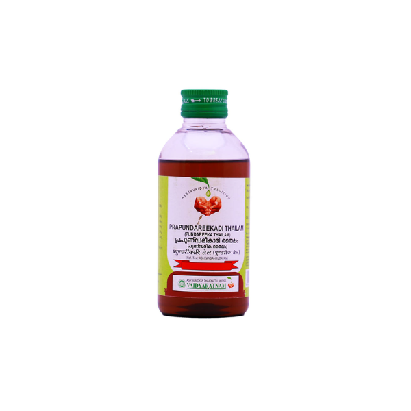 VAIDYARATNAM PRAPUNDAREEKADI THAILAM - PACK OF 3 (200ML EACH)
