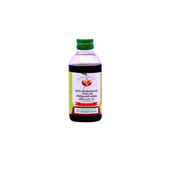 VAIDYARATNAM NEELIBHRINGADI THAILAM - PACK OF 2 (200ML EACH)