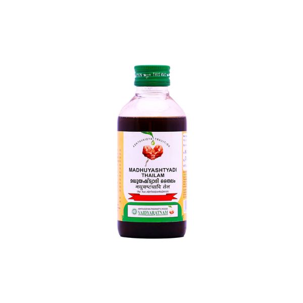 VAIDYARATNAM MADHUYASHTYADI THAILAM - PACK OF 3 (200ML EACH)