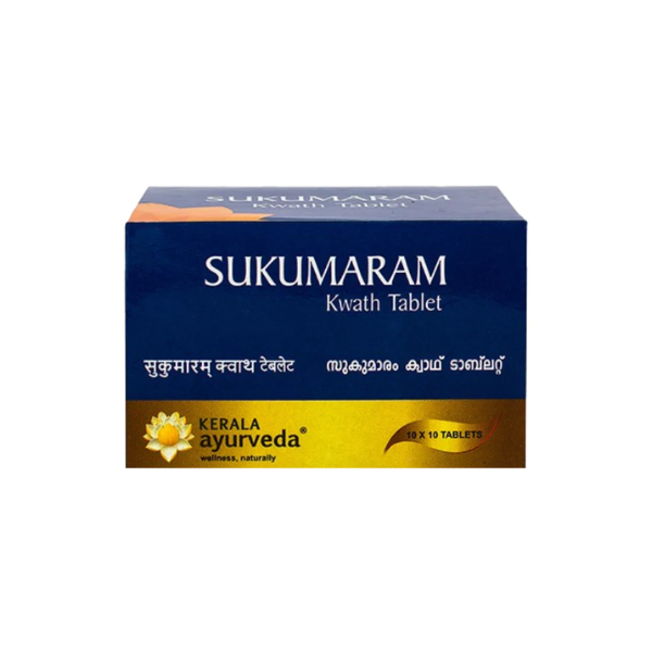 KERALA AYURVEDA SUKUMARAM KWATH TABLET - PACK OF 2 (100 TABS EACH)