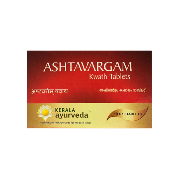 Kerala Ayurveda Ashtavargam Kwath Tablets - PACK OF 2 (100 Tabs EACH)