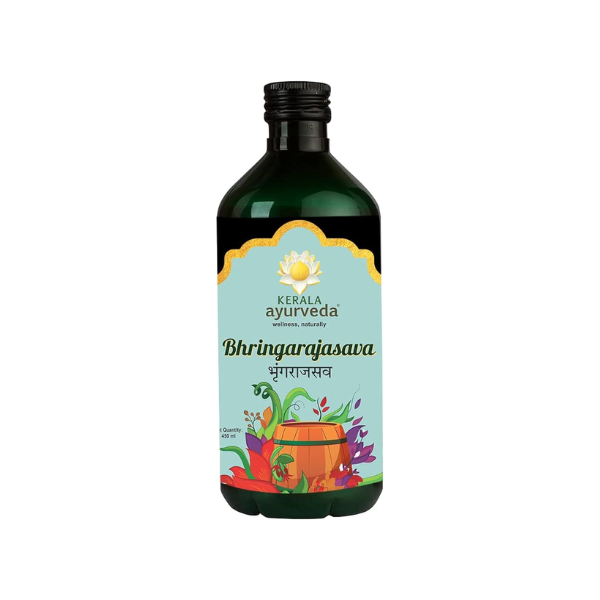 KERALA AYURVEDA BHRINGARAJASAVA - PACK OF 3 (450ML EACH)